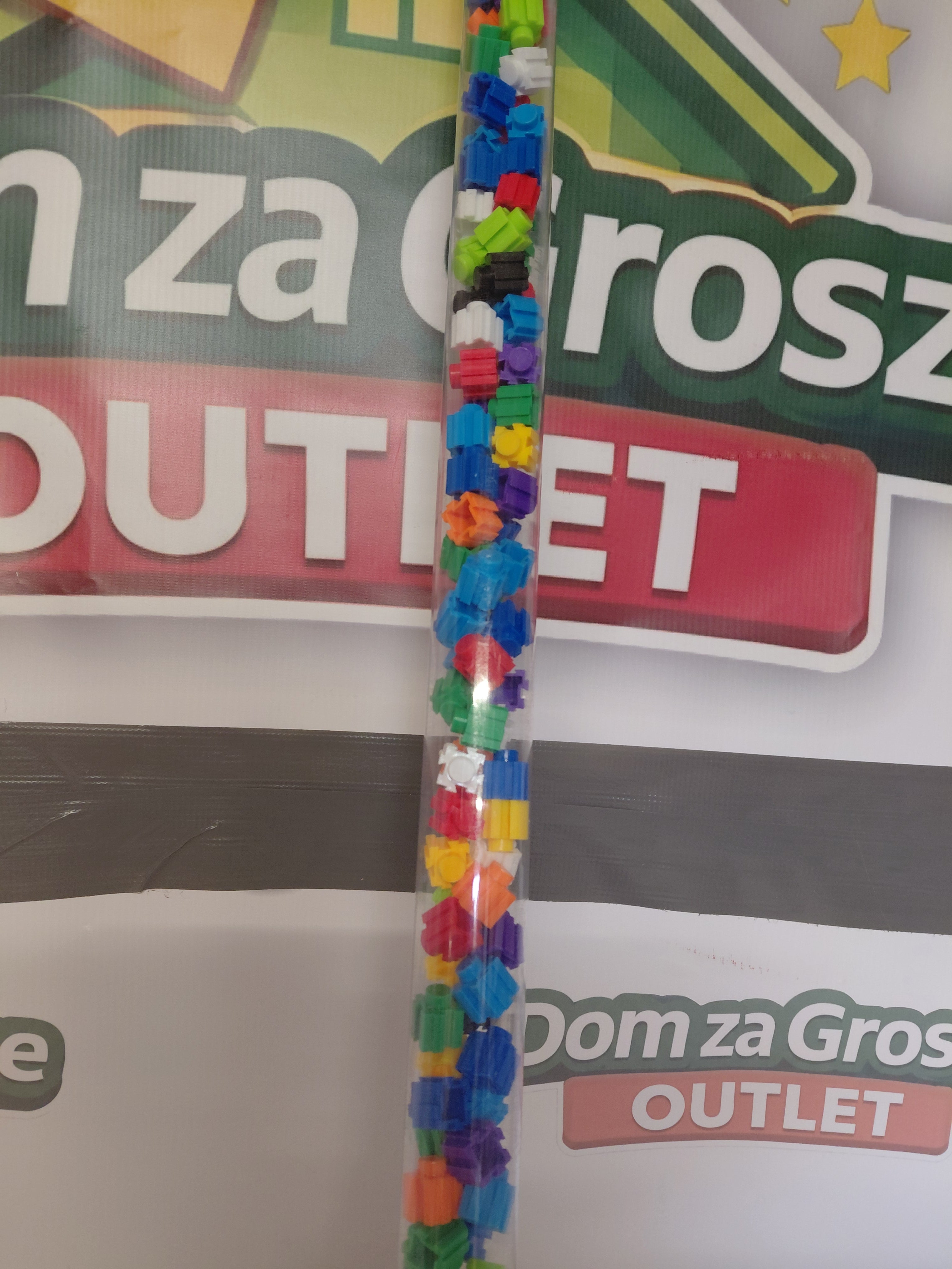 DIY Blocks Imagination Klocki do Łączenia w Tubie 125 szt. | Kolorowe Klocki Kreatywne 3+