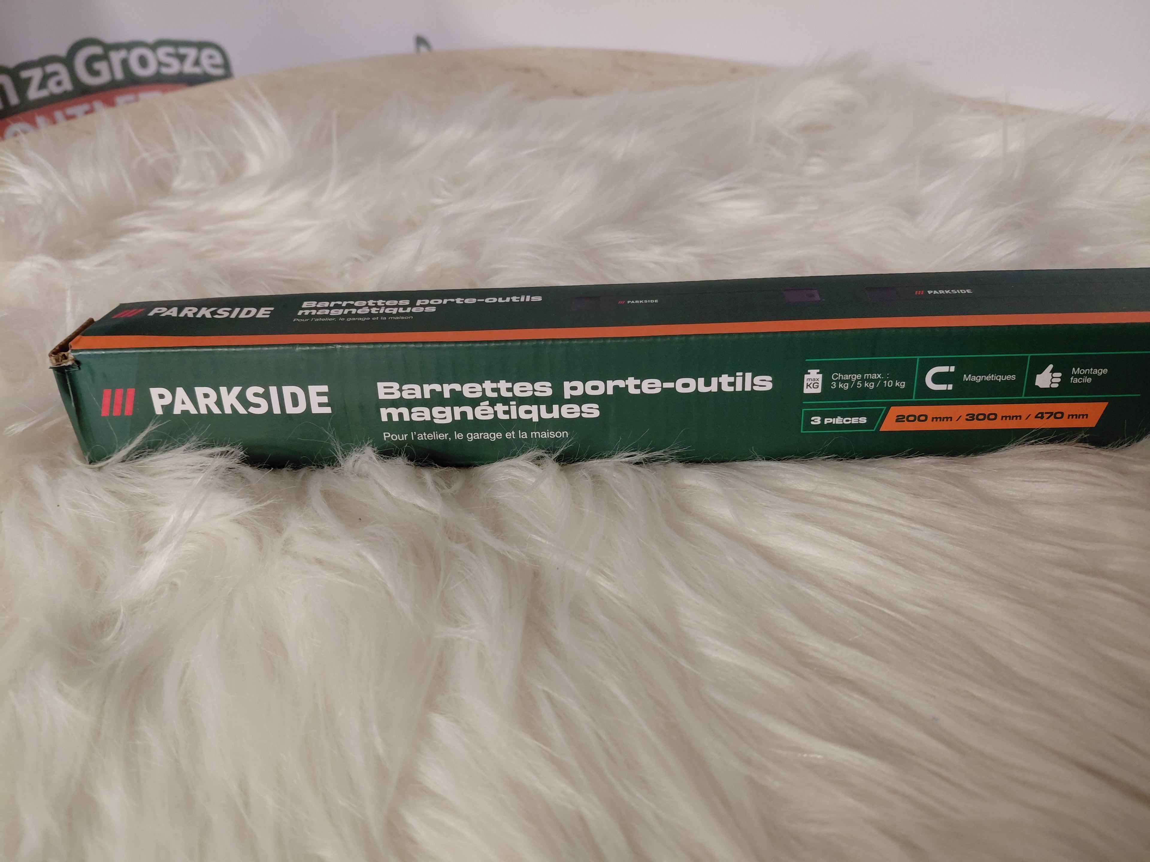 Parkside Zestaw Miski Magnetyczne + Listwy Magnetyczne NOWE