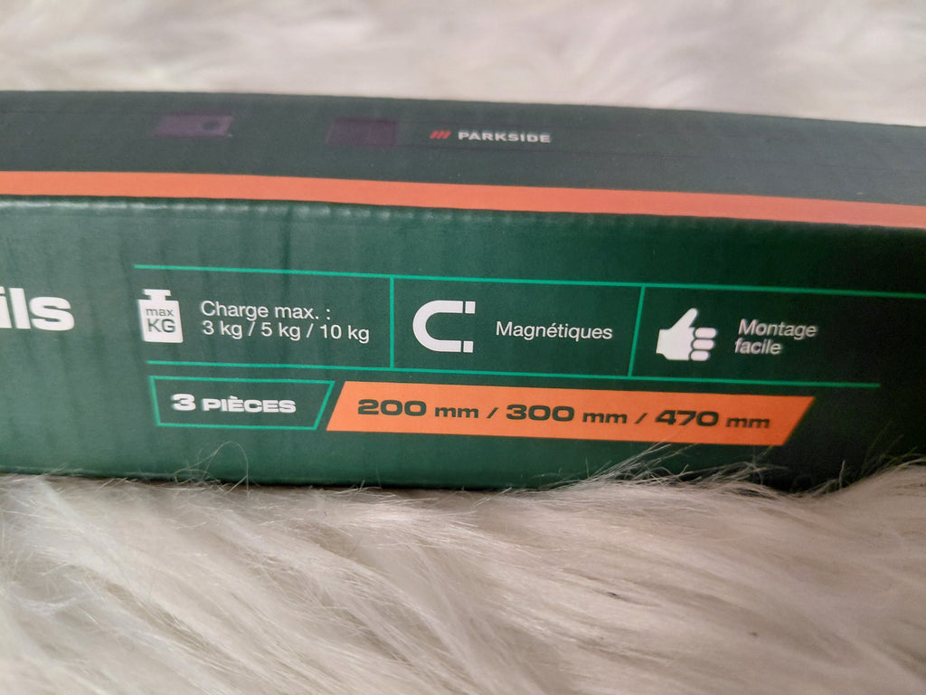 Parkside Listwy Magnetyczne 3 szt. NOWE (200/300/470 mm)