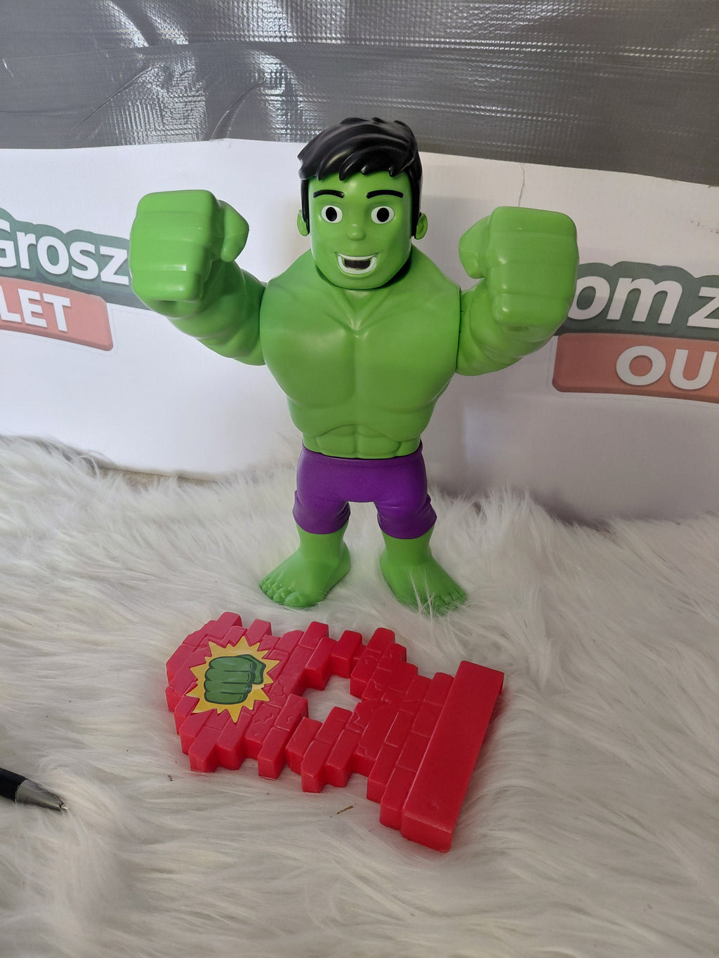 Marvel Spidey and His Amazing Friends - Hulk figurka 25 cm z akcesoriami