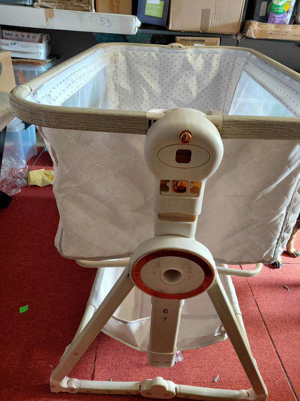 Holavida Baby Bassinet Euro10 - składana kołyska niemowlęca z moskitierą