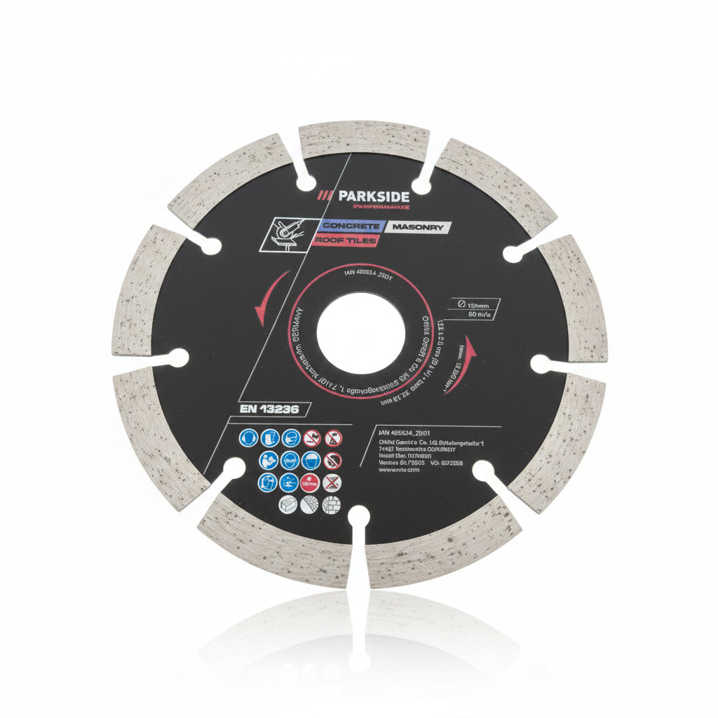 Parkside Performance Tarcza Diamentowa 125mm | Beton Mur Dachówka | 100% Dłuższa Żywotność