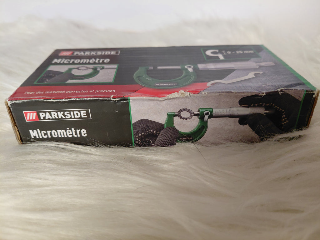 Mikrometre zewnętrzny Parkside 0-25 mm z etui | precyzyjny pomiar