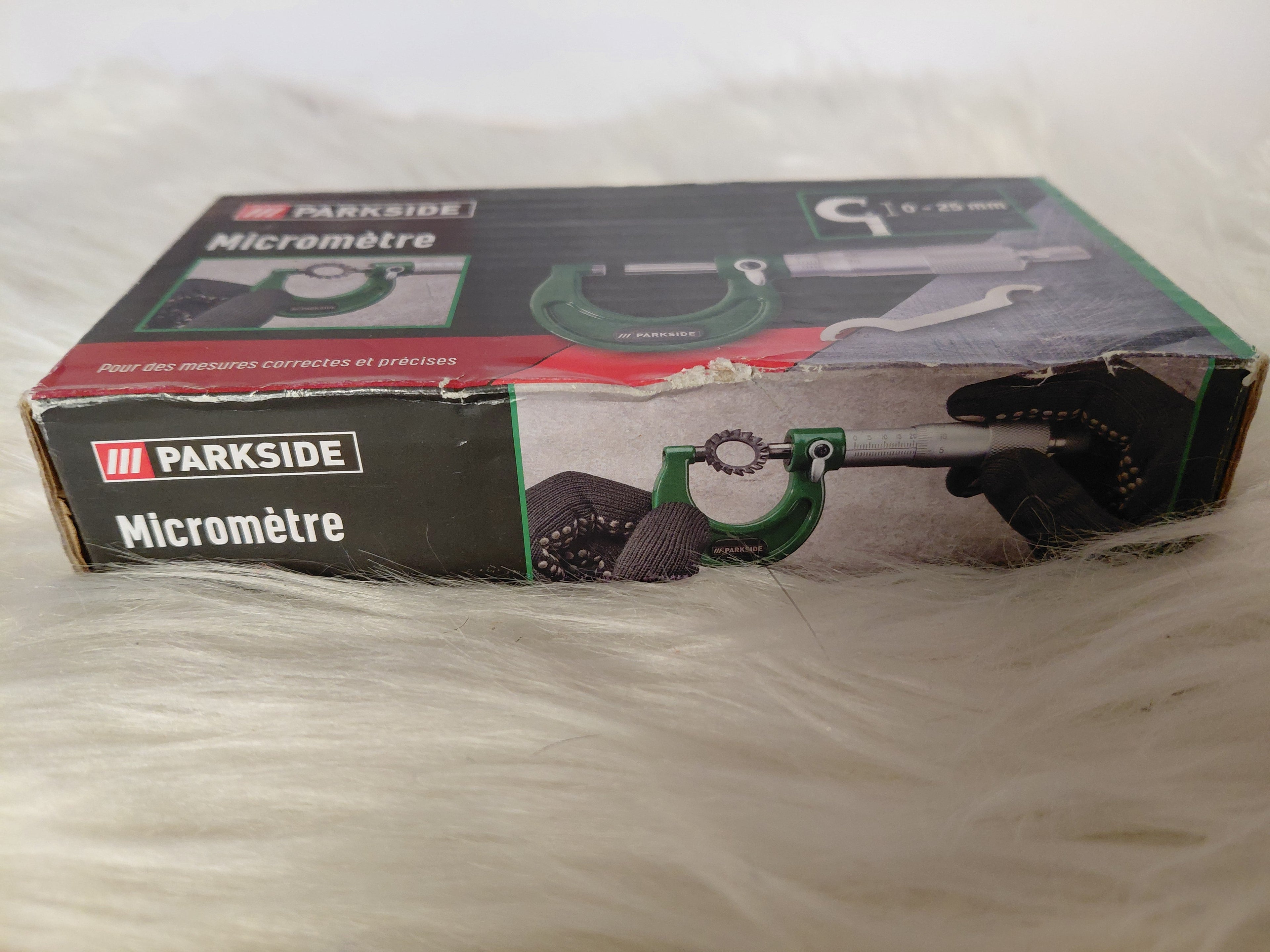 Mikrometre zewnętrzny Parkside 0-25 mm z etui | precyzyjny pomiar
