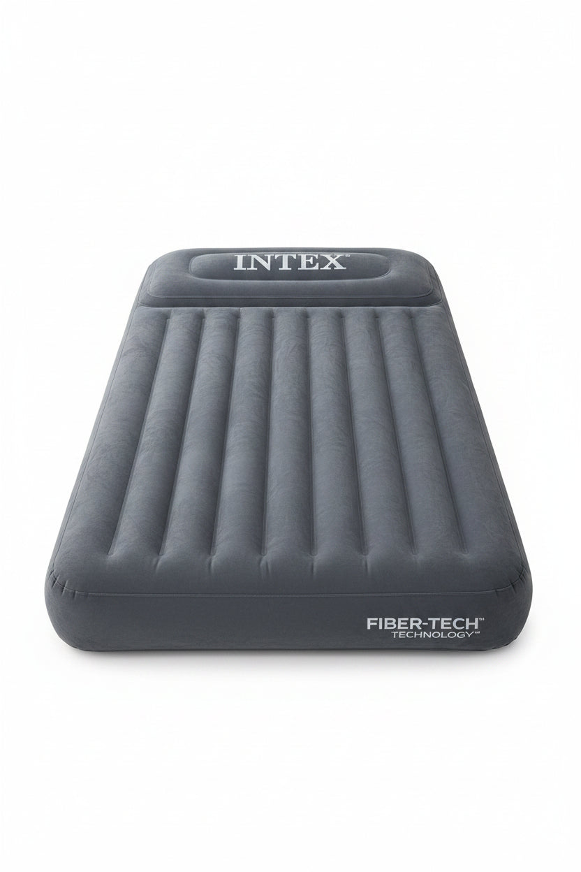 Intex Prestige Materac dmuchany dwuosobowy z pompką USB FastFill 152x203x30 cm