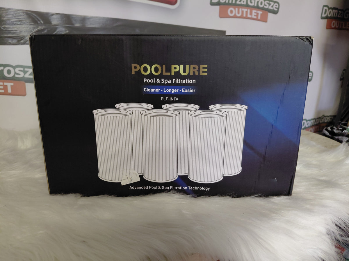 PoolPure PLF-INTA Filtr do basenu i SPA zestaw 6 sztuk