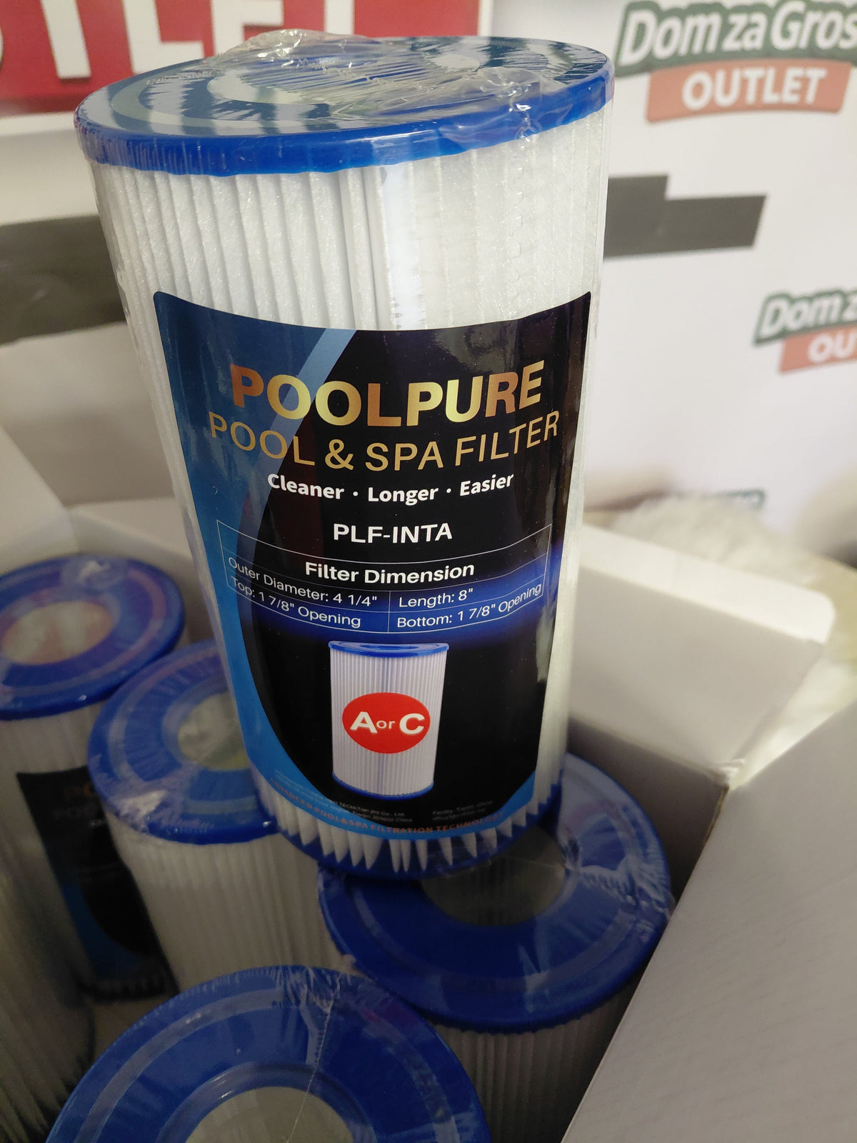 PoolPure PLF-INTA Filtr do basenu i SPA zestaw 6 sztuk