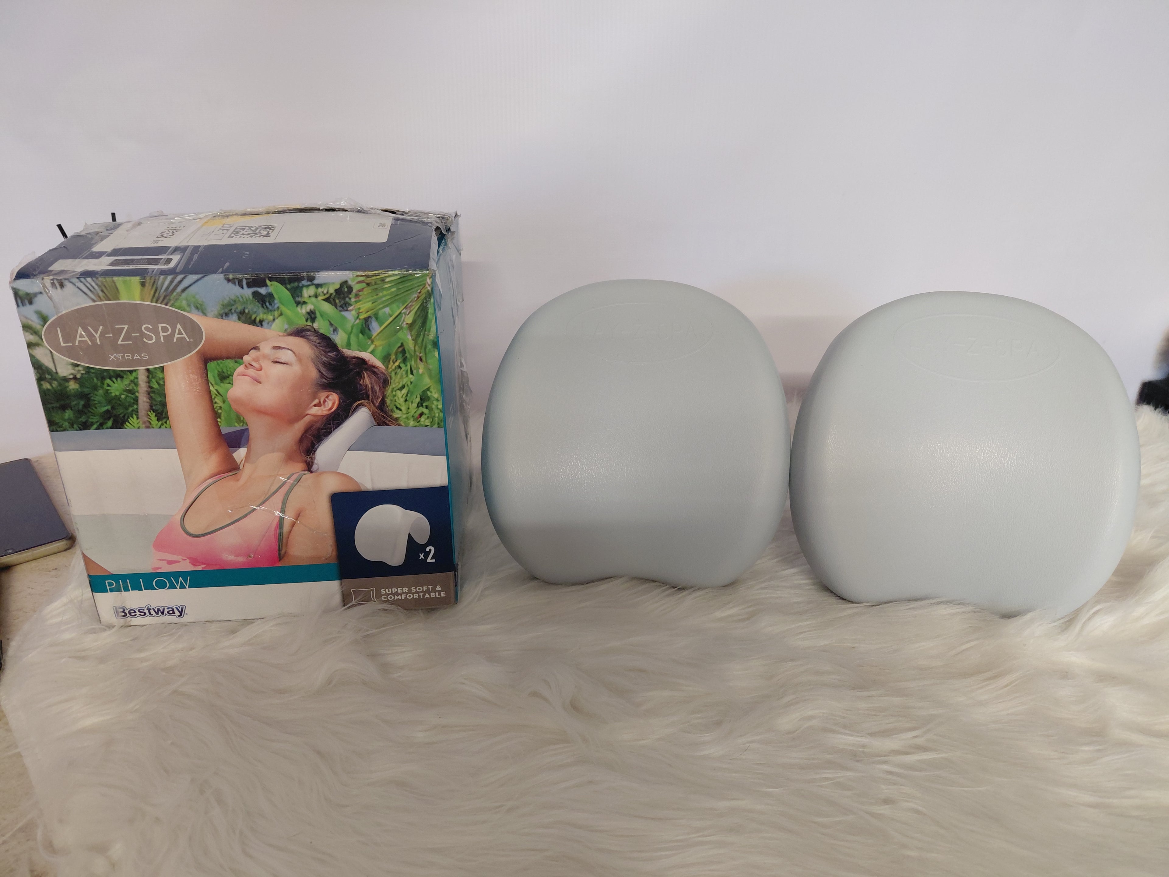 Bestway Lay-Z-Spa Xtras Pillow – poduszki do jacuzzi dmuchanego 2 szt.