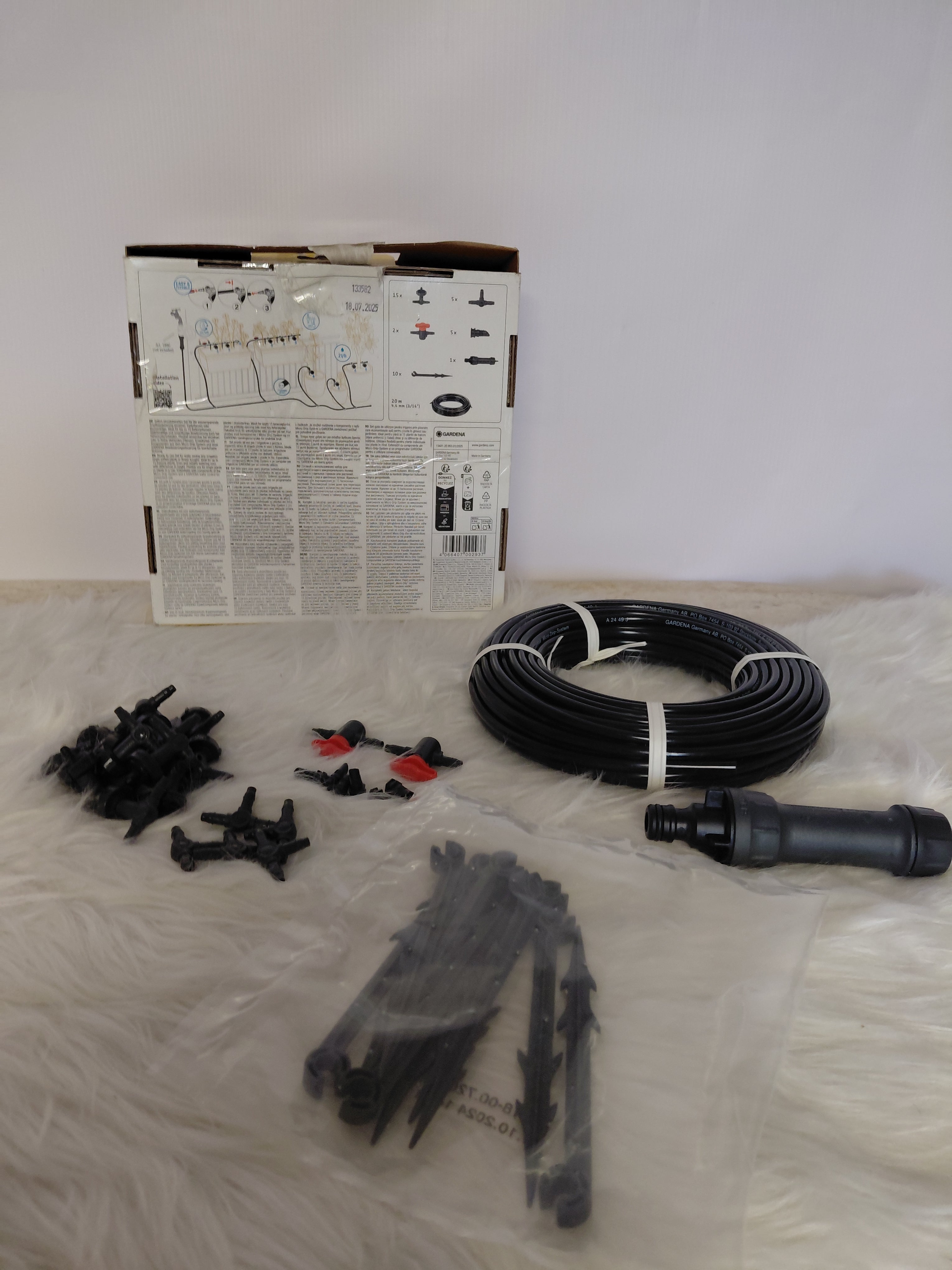 Gardena Micro-Drip-System Set 15 Zestaw nawadniania kroplowego do roślin doniczkowych