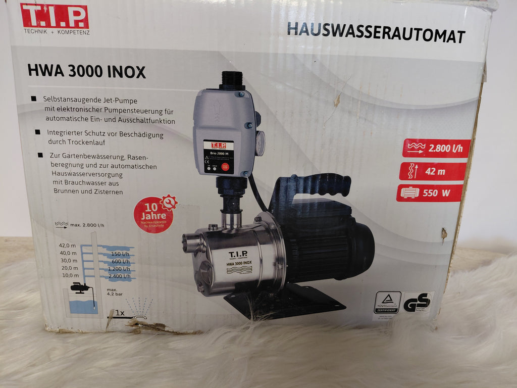 T.I.P. HWA 3000 INOX Automatyczna pompa do wody domowej 550W