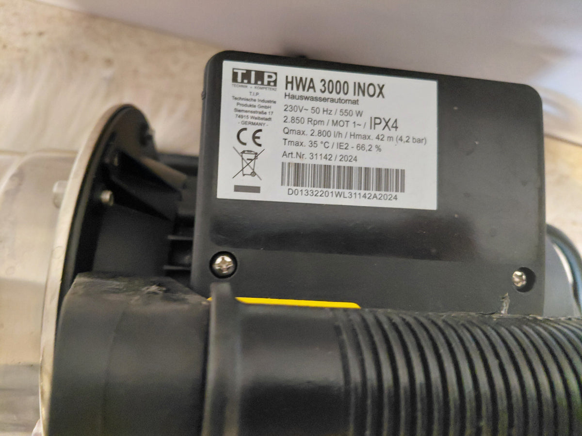T.I.P. HWA 3000 INOX Automatyczna pompa do wody domowej 550W