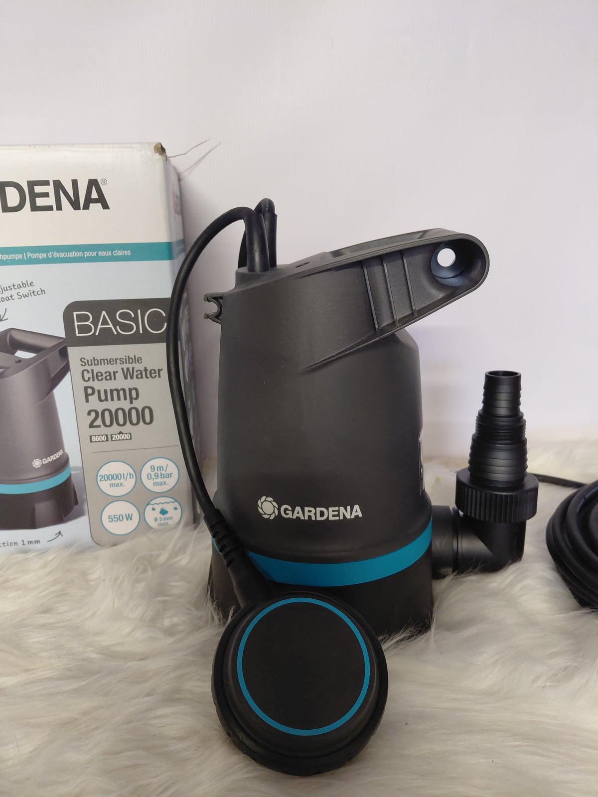 Gardena Basic Submersible Clear Water Pump 20000 - pompa zanurzeniowa 550 W
