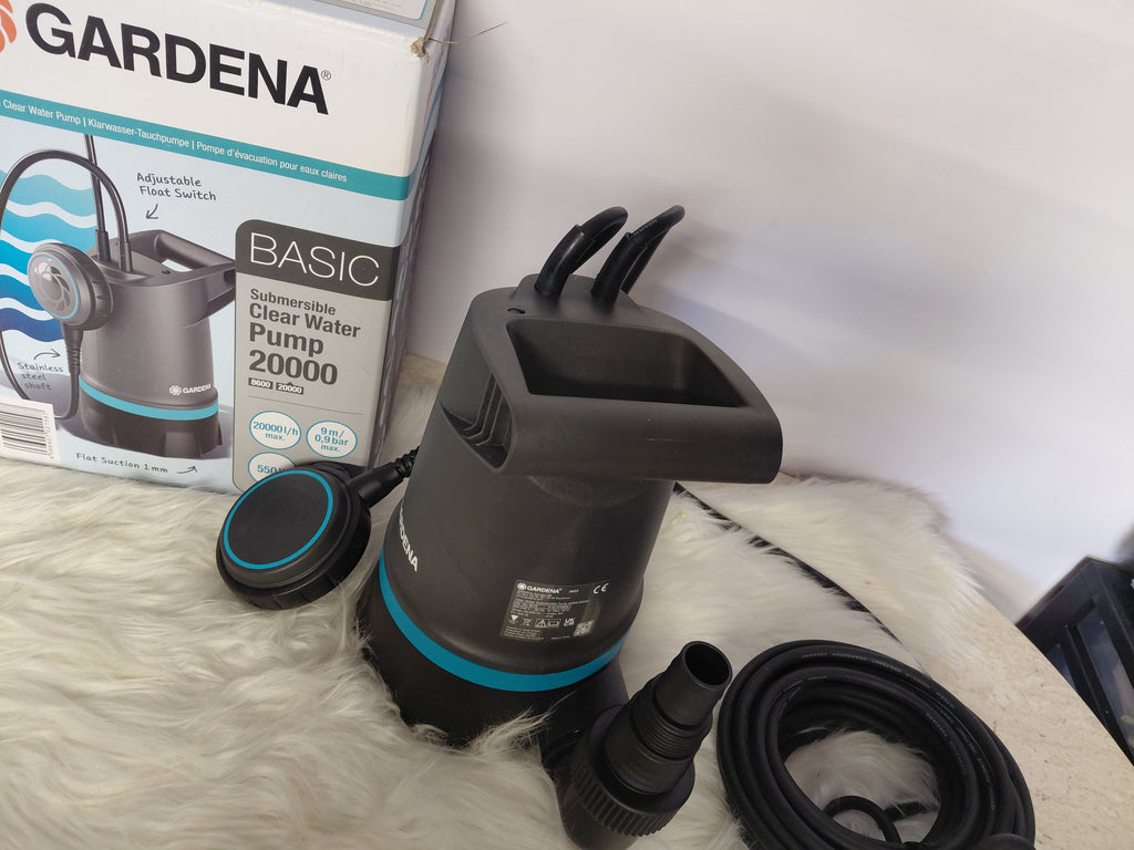 Gardena Basic Submersible Clear Water Pump 20000 - pompa zanurzeniowa 550 W