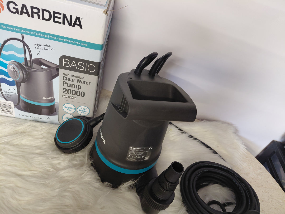Gardena Basic Submersible Clear Water Pump 20000 - pompa zanurzeniowa 550 W