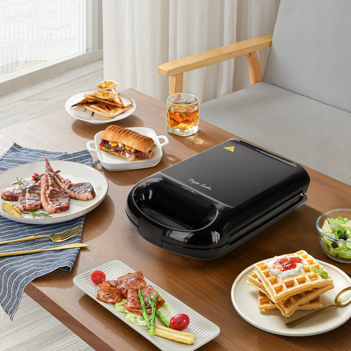 Taylor Swoden Opiekacz 3w1 1200W do 4 kanapek