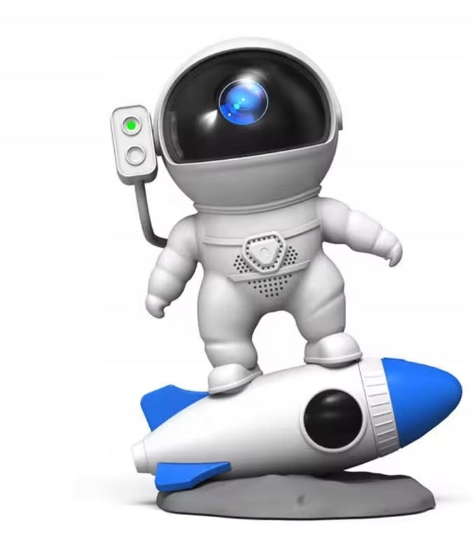 PROJEKTOR RZUTNIK GWIAZD ASTRONAUTA ROCKET BLUETOOTH GŁOŚNIK PILOT SMART