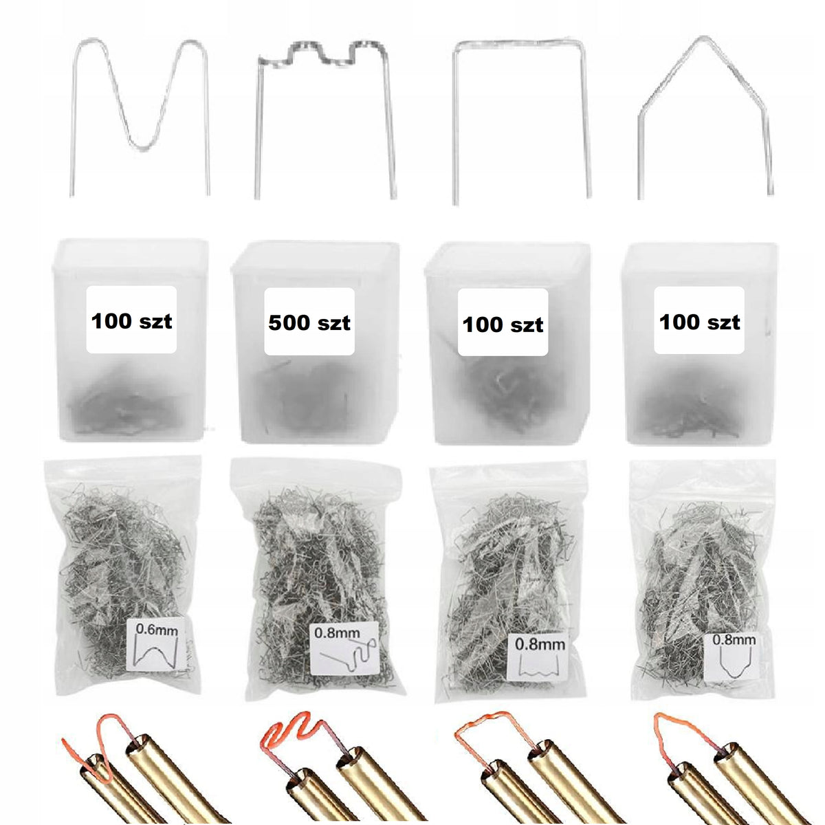 Zszywarka do plastiku 70 W – 600 zszywek i walizka