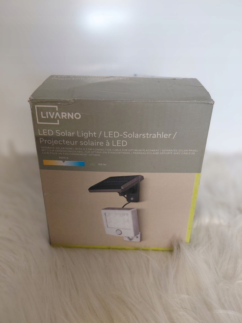 Lampa Solarna LED z Czujnikiem Ruchu Livarno Panel Słoneczny Cable 2,5m