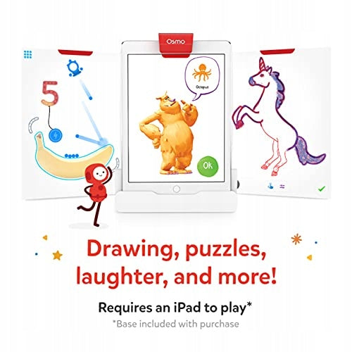 Osmo - Creative Starter Kit for iPad - 3 Educational Learning Games - Ages