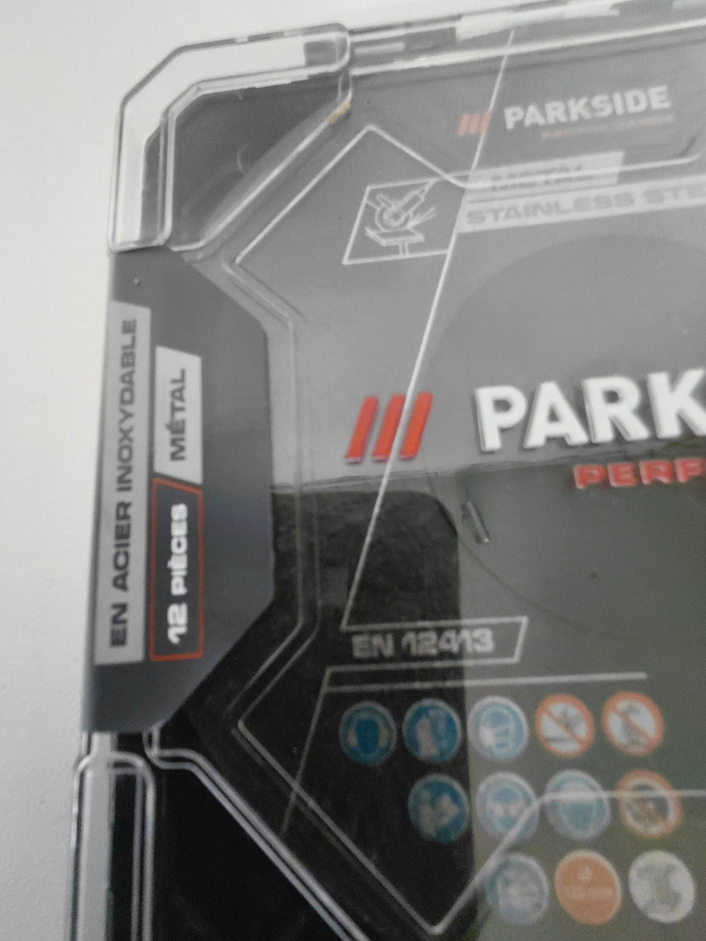 PARKSIDE PERFORMANCE Zestaw tarcz do cięcia metalu i stali nierdzewnej 12 szt. + pudełko