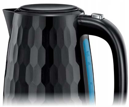 Czajnik elektryczny Russell Hobbs Honeycomb 2400 W 1,7 l czarny