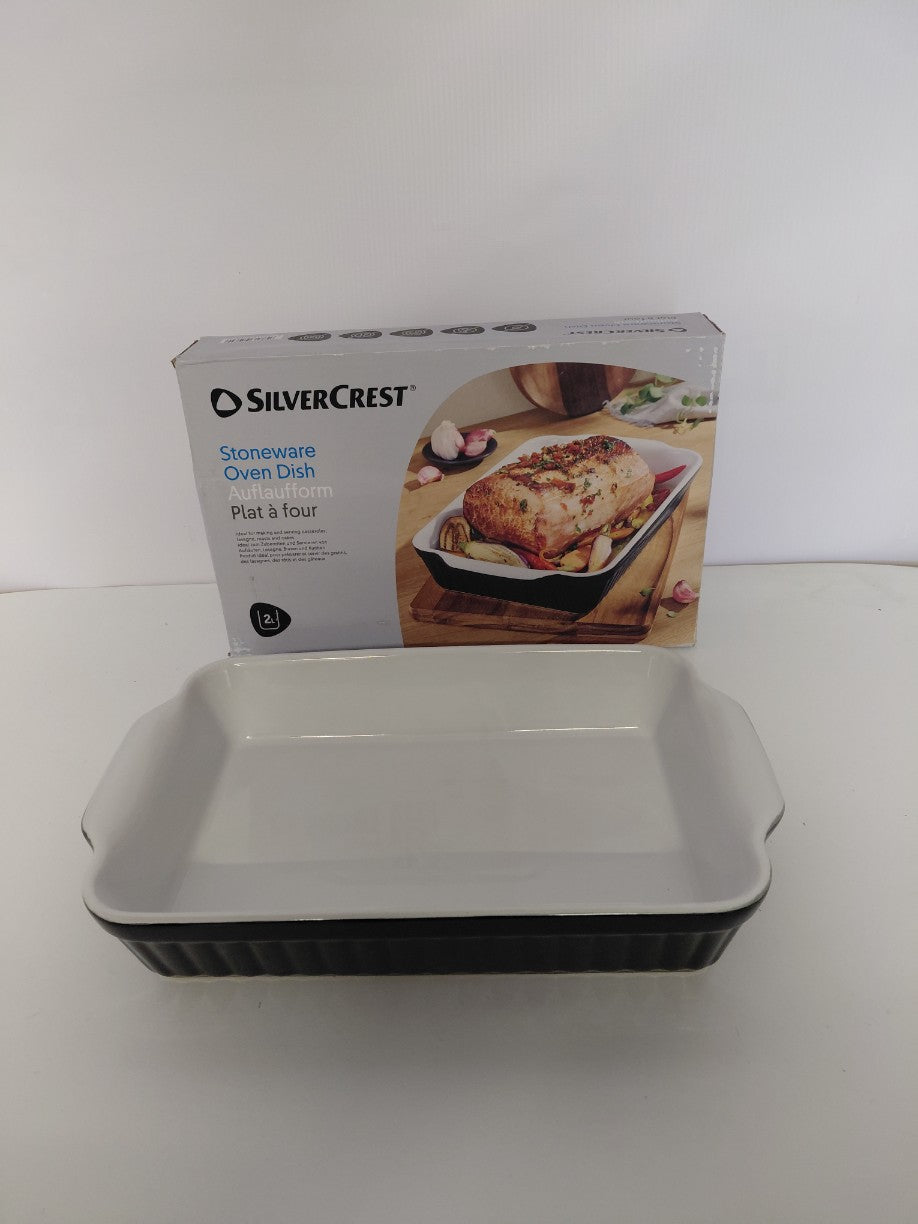 Naczynie żaroodporne kamionkowe SilverCrest Stoneware Oven Dish 2L (czarne)