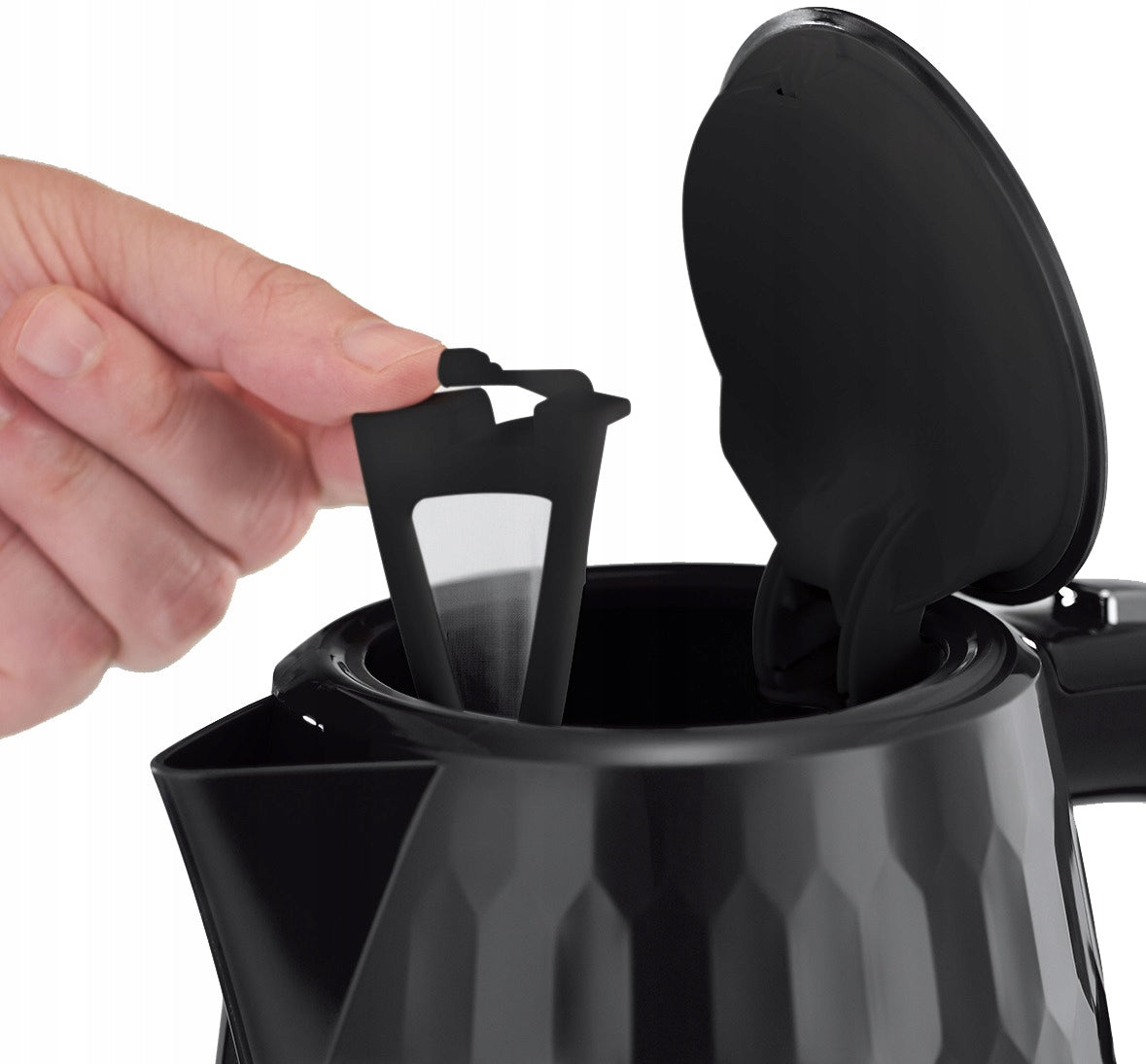 Czajnik elektryczny Russell Hobbs Honeycomb 2400 W 1,7 l czarny