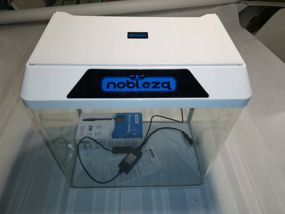 NOBLEZA Akwarium 30L zestaw z oswietleniem filtrem komplet