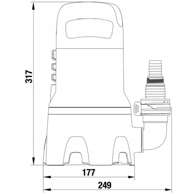 Pompa zatapialna Gardena 9040 300 W 9000 l/h