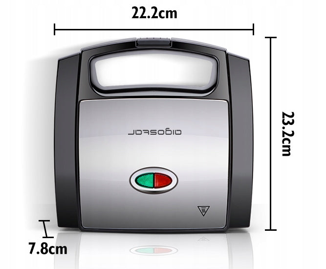 Opiekacz toster Aigostar 300002RFU czarny 800 W