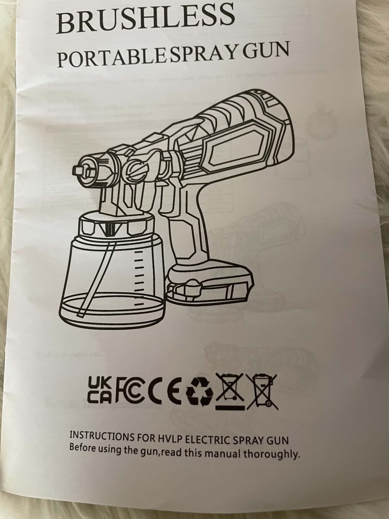 Bezprzewodowy pistolet natryskowy HVLP 200W – Malowanie bez kabli