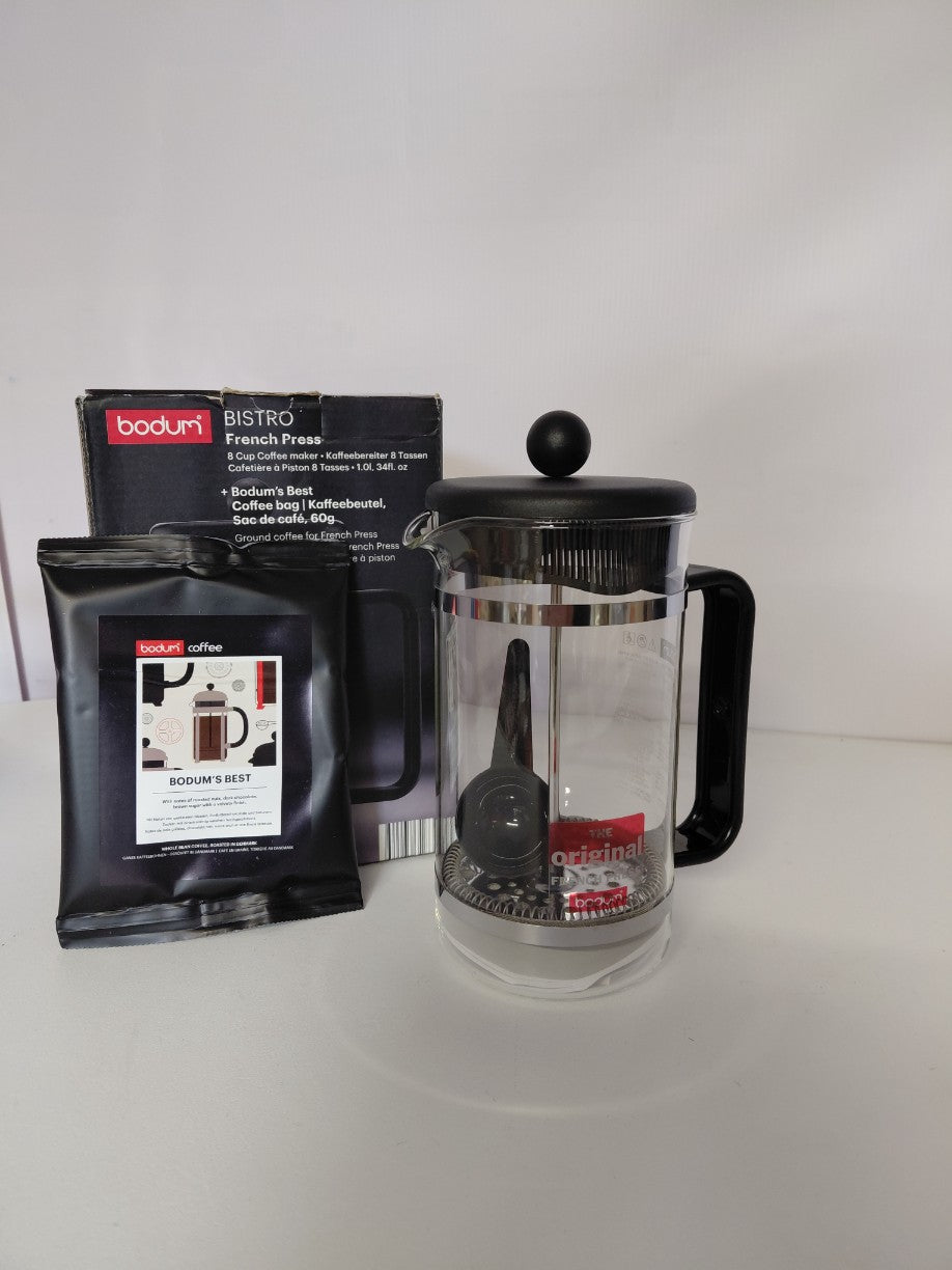 Zaparzacz do kawy Bodum Bistro French Press 1,0L + Kawa