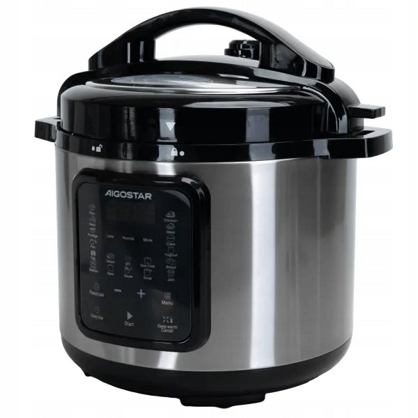 Szybkowar Parowar Aigostar B302024EH 6 l czarny 1000 W
