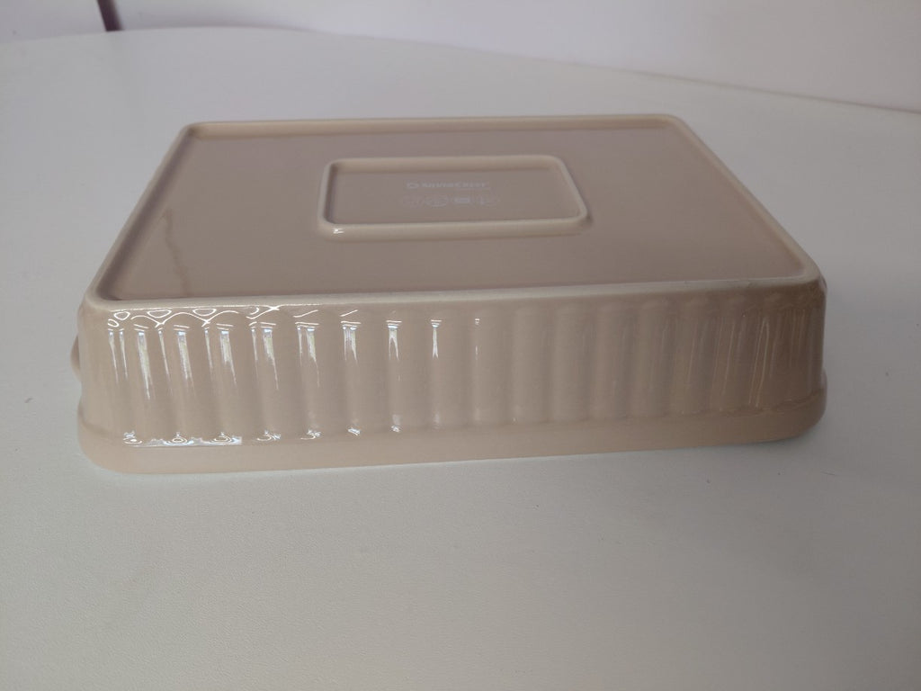 Naczynie żaroodporne kamionkowe SilverCrest Stoneware Oven Dish 2L (beżowe / taupe)