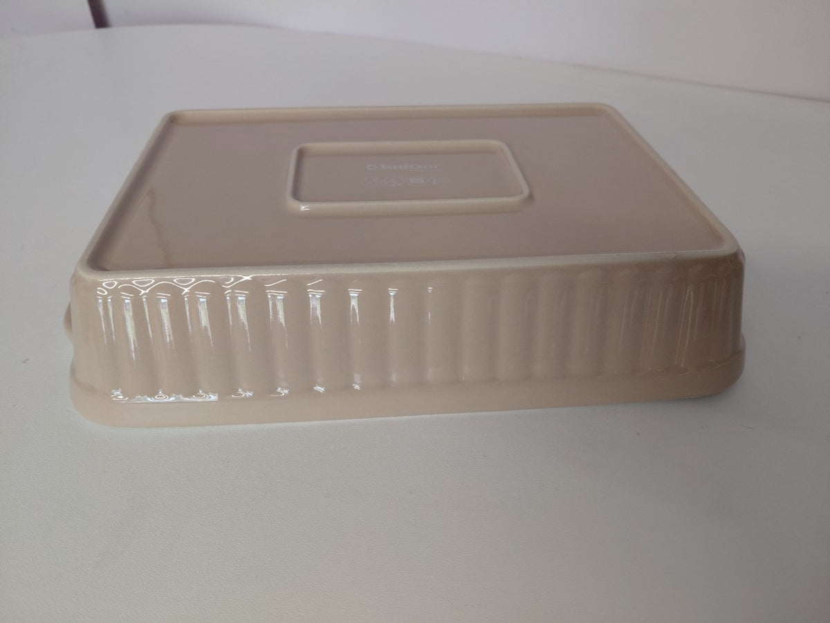 Naczynie żaroodporne kamionkowe SilverCrest Stoneware Oven Dish 2L (beżowe / taupe)
