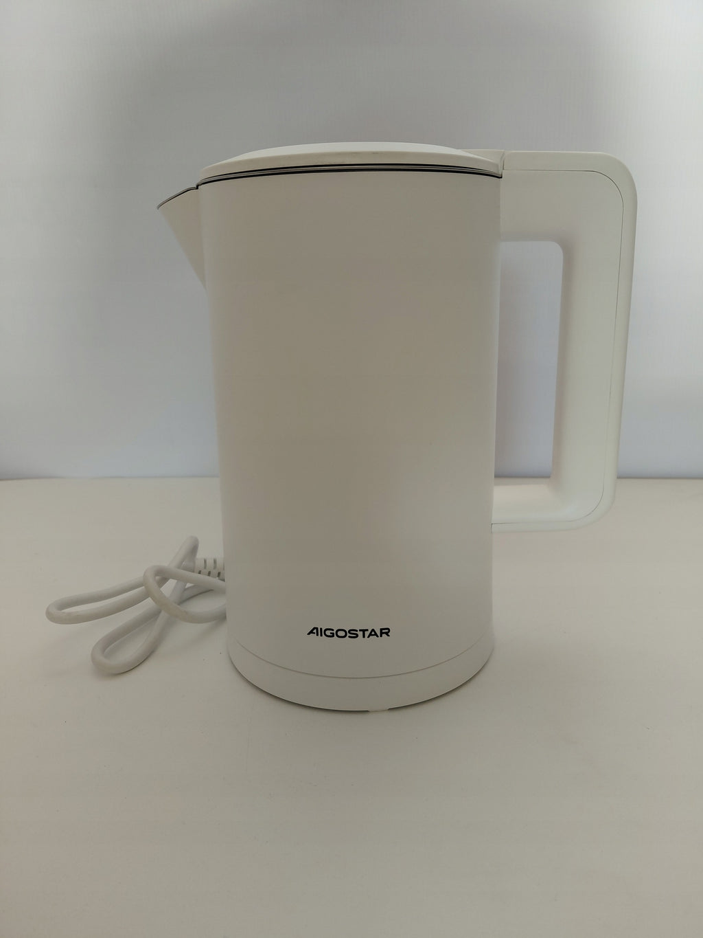 Czajnik elektryczny Aigostar 2200W 1,7L Biały - Szybkie Gotowanie Pro , powystawowy