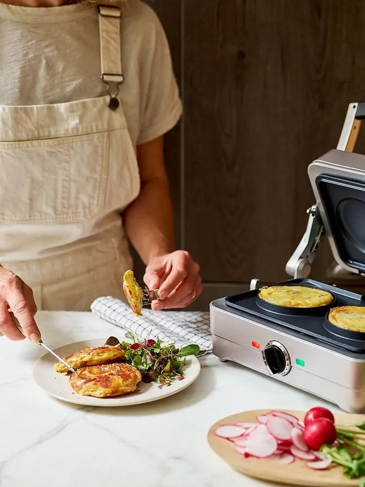 Opiekacz i grill Cuisinart GRSM4E 2w1 1000 W – wymienne płyty