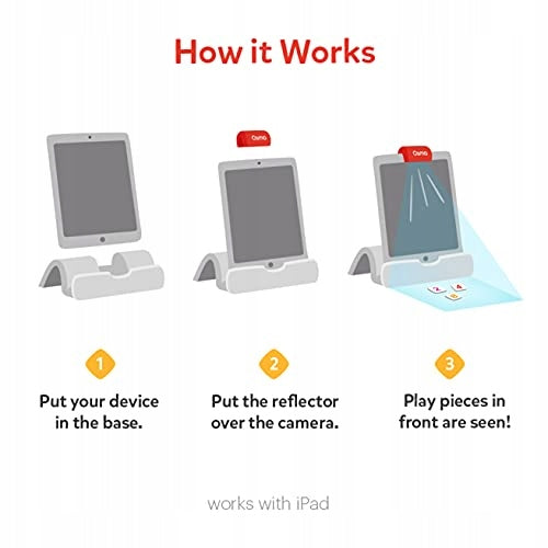 Osmo - Creative Starter Kit for iPad - 3 Educational Learning Games - Ages