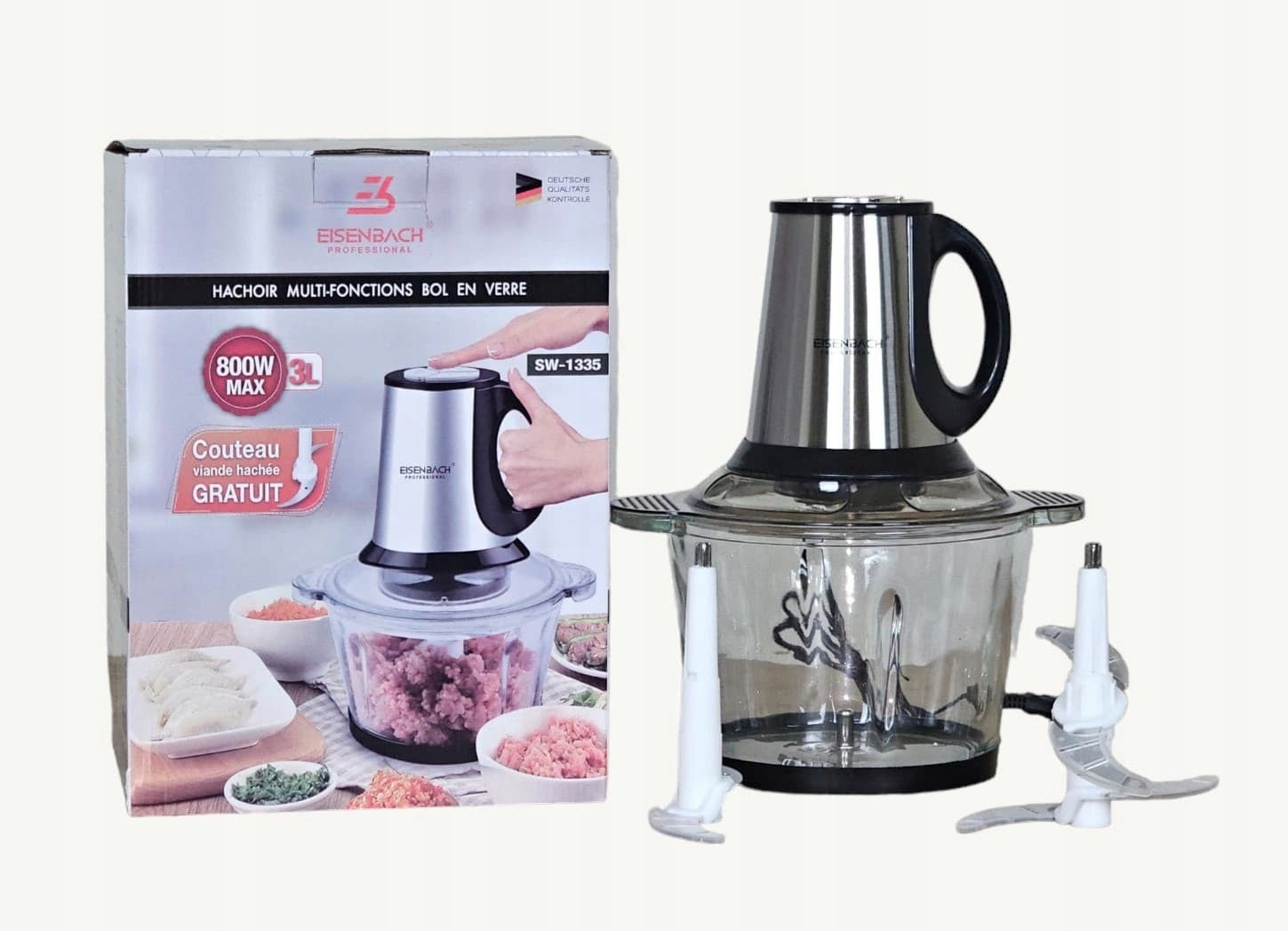 Blender kielichowy Eisenbach SW-1335 800 W srebrny/szary