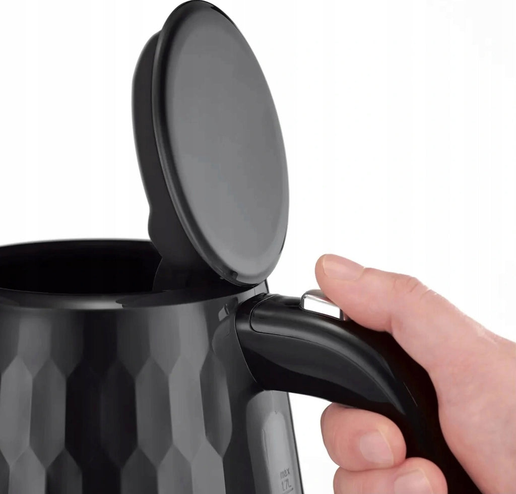 Czajnik elektryczny Russell Hobbs Honeycomb 2400 W 1,7 l czarny