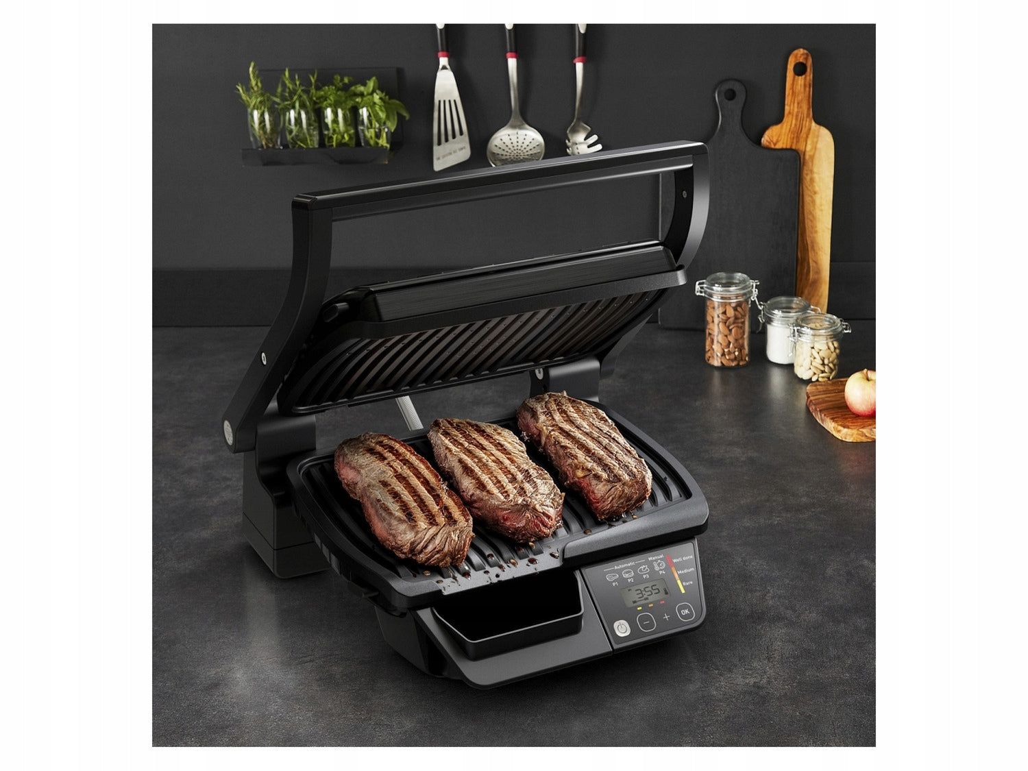 Grill elektryczny Tefal optigrill 2000W z regulacją temperatury
