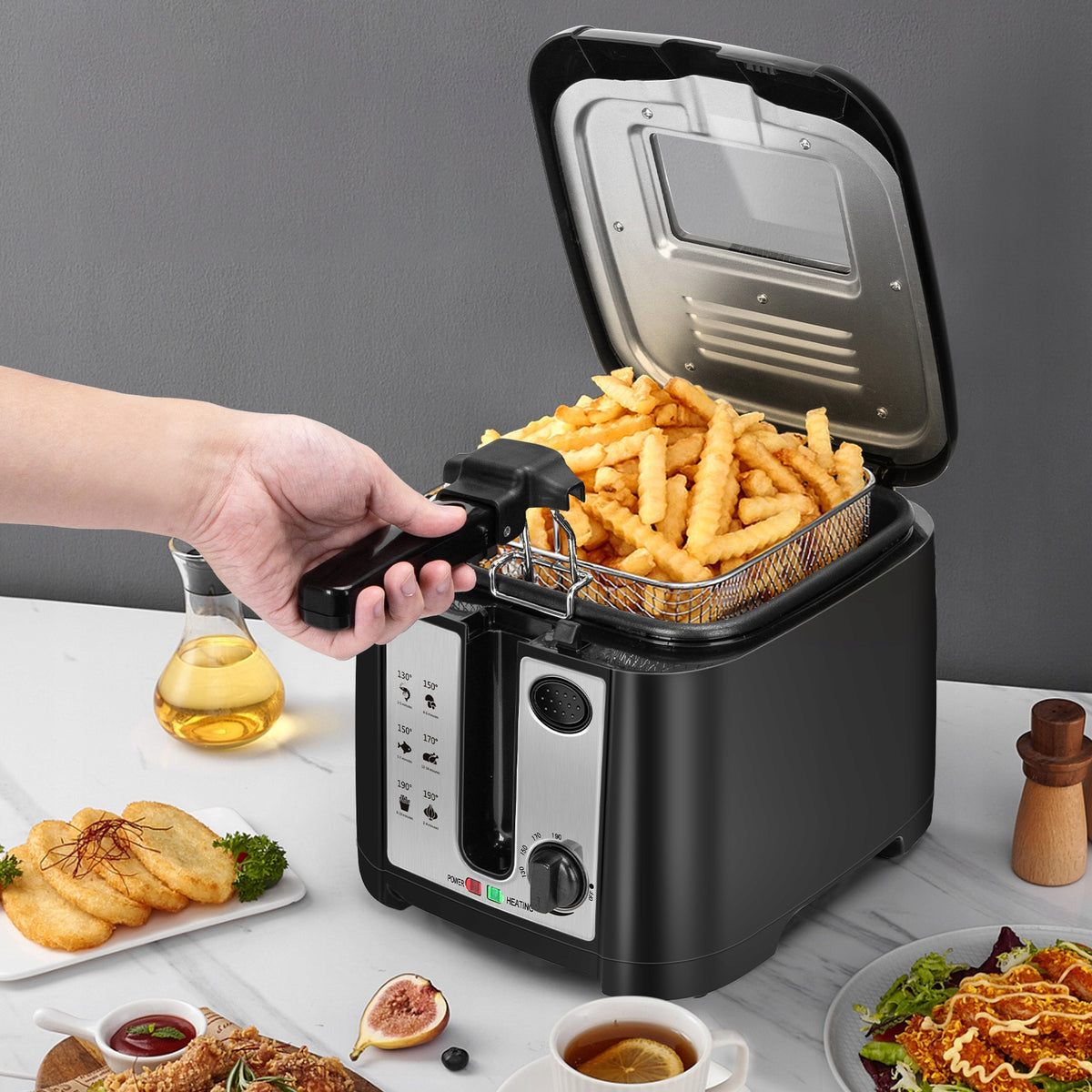 Frytkownica tradycyjna Aigostar 300004ZST 1650 W 2,5 l