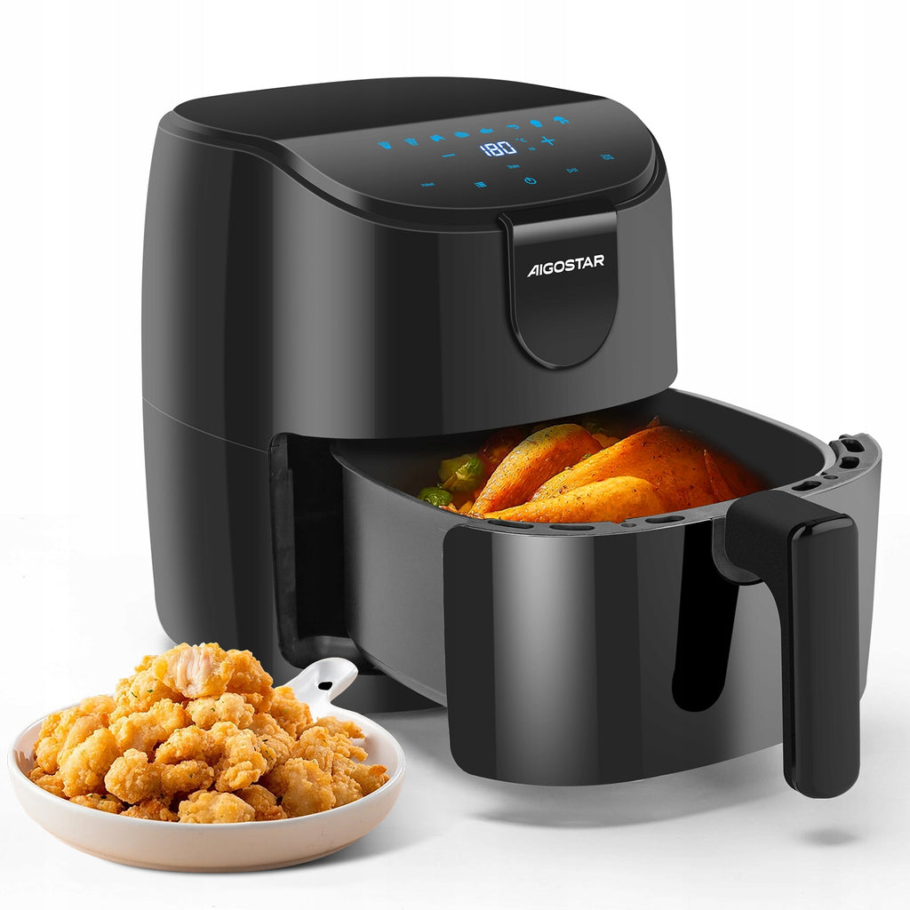 FRYTKOWNICA BEZTŁUSZCZOWA AIR FRYER FRYTOWNICA 1500W MOCNA 4L Aigostar