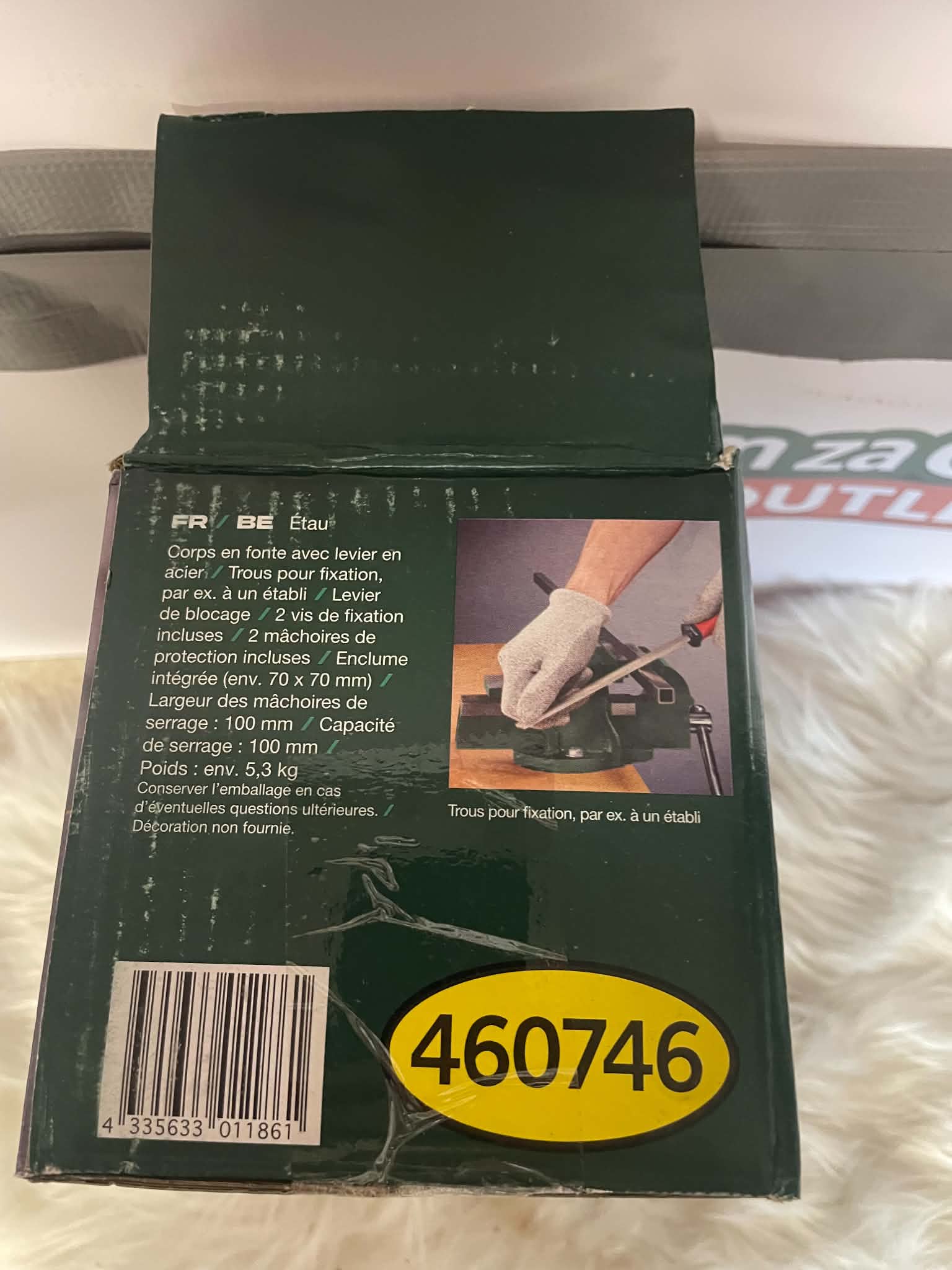 Parkside Imadło Warsztatowe 100 mm