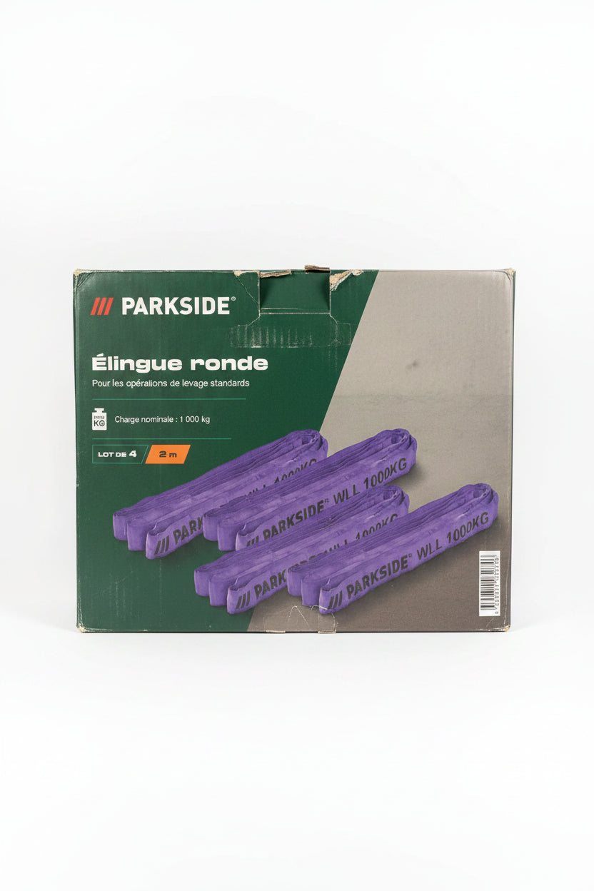 Parkside Zawiesia Okrągłe 1000 kg / 2 m - zestaw 4 szt.