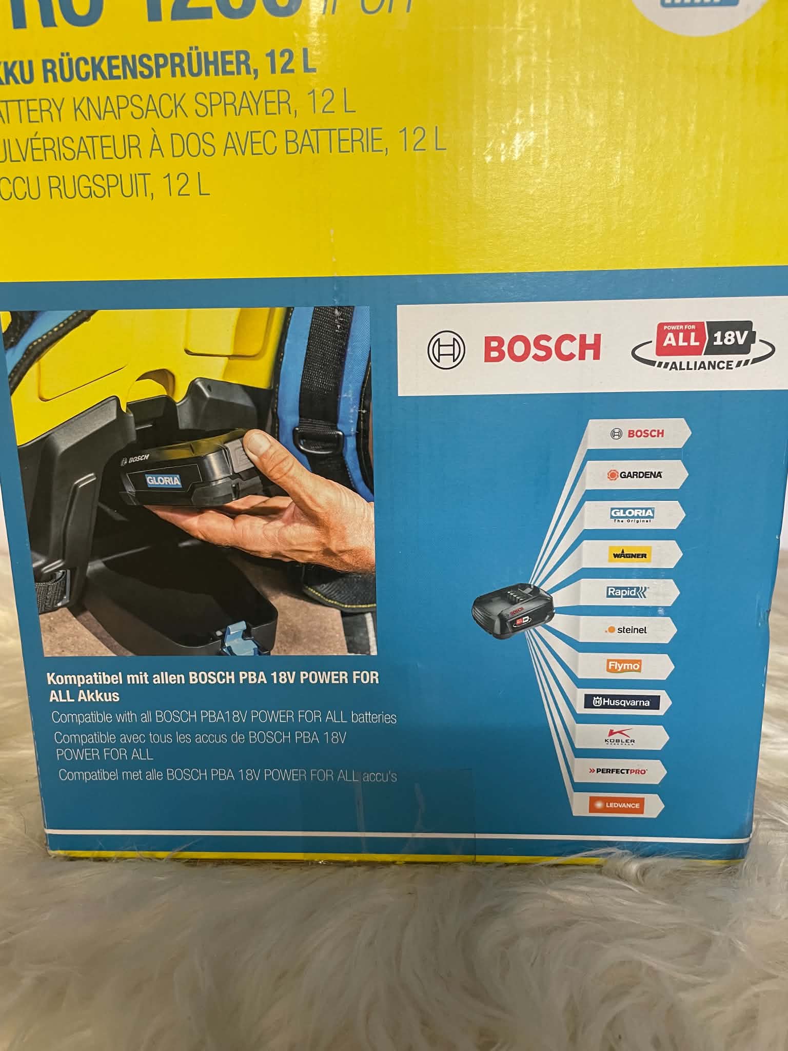 Gloria PRO 1200 Li-ON Akumulatorowy opryskiwacz plecakowy 12 L (bez baterii i ładowarki)