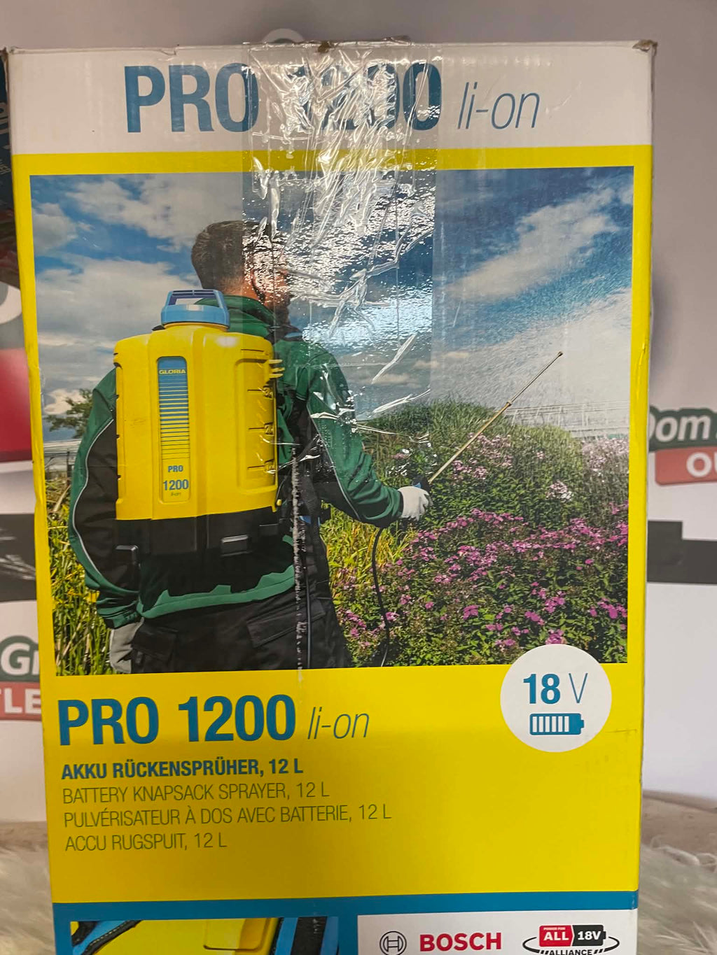 Gloria PRO 1200 Li-ON Akumulatorowy opryskiwacz plecakowy 12 L (bez baterii i ładowarki)