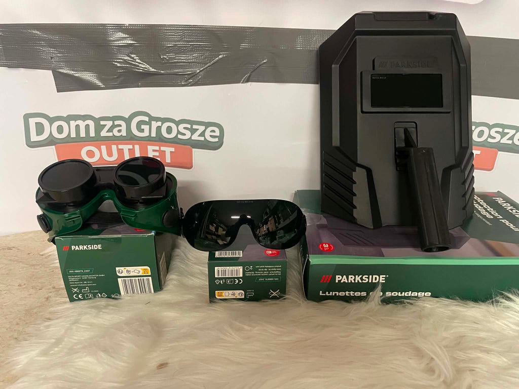 Parkside Zestaw ochrony spawacza – maska + 2 pary okularów