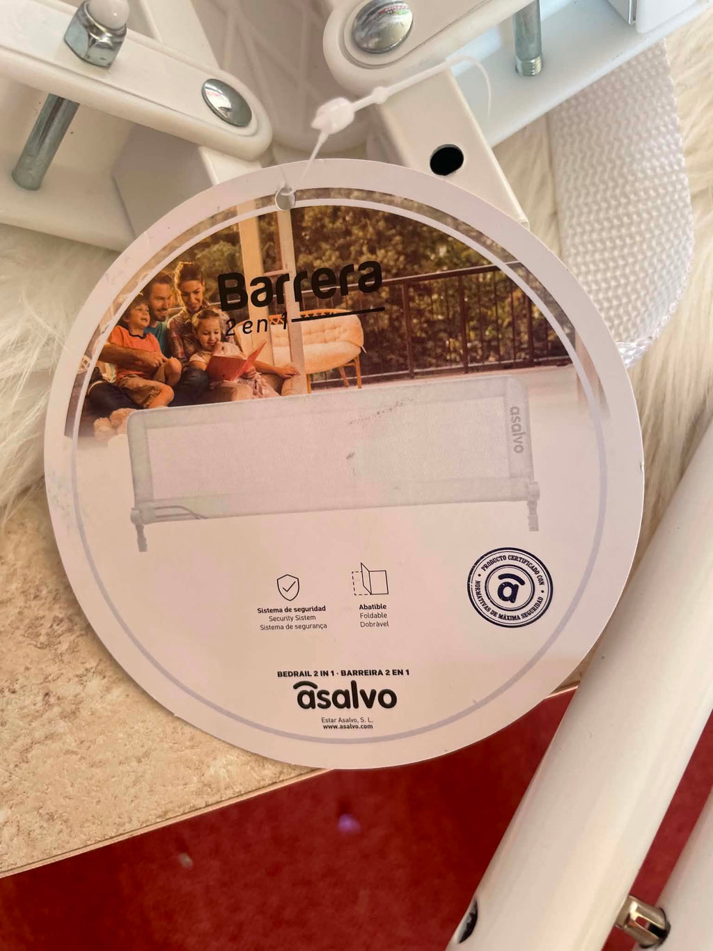 Asalvo Barierka do Łóżka 2w1 – 150 cm