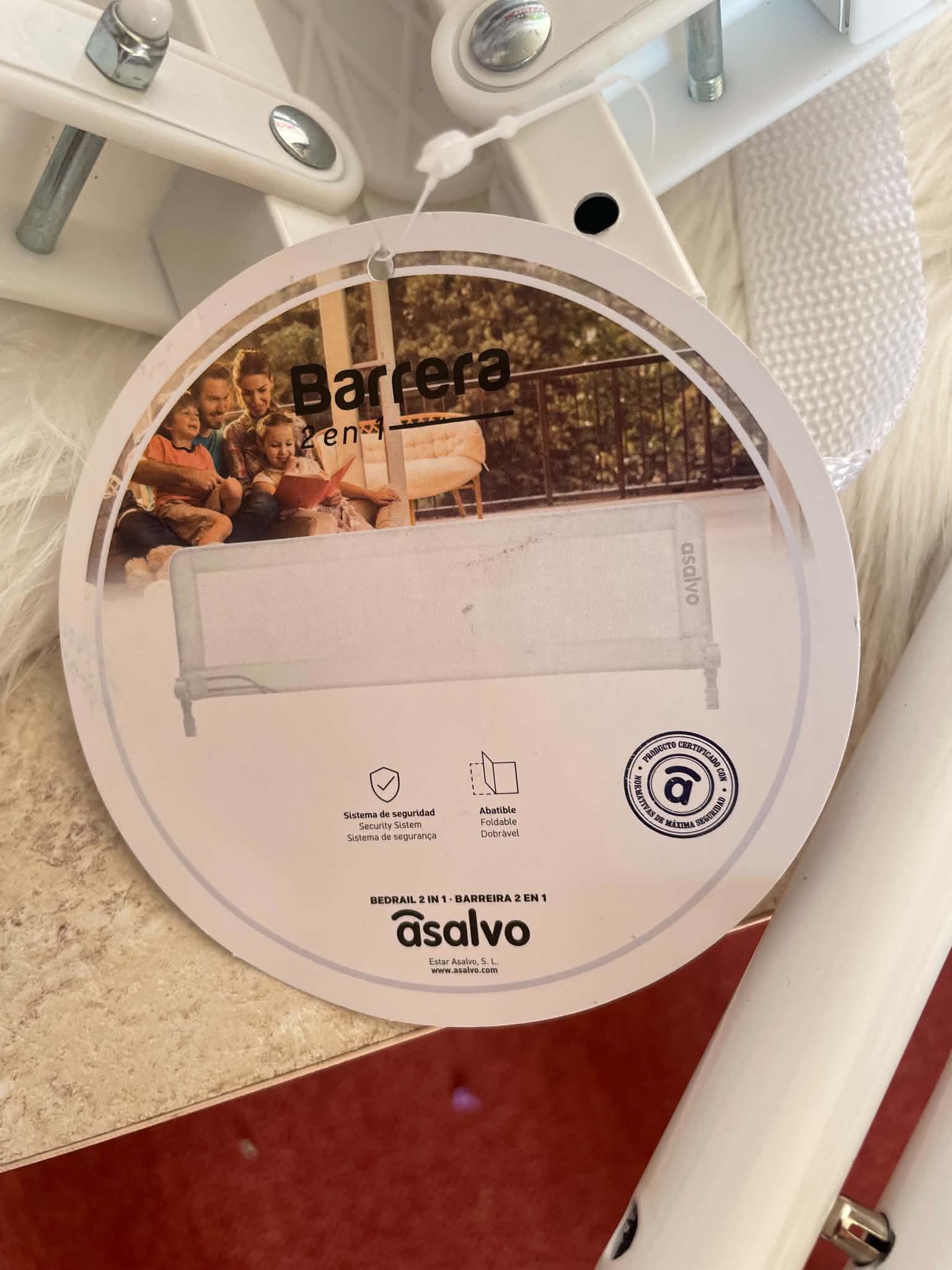 Asalvo Barierka do Łóżka 2w1 – 150 cm